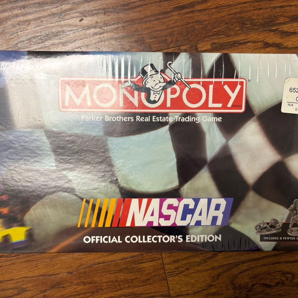 Monopoly NASCAR Official Collector's Edition New Complete Sealed 1997 Pewter G1